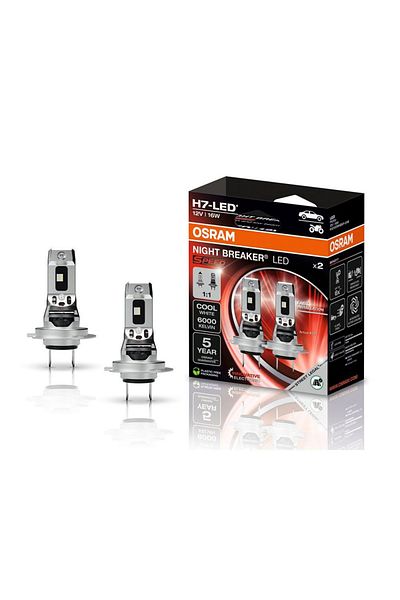 Osram Set 2 Becuri Night Breaker Led Speed H7 +230% Blister Omologare Rar