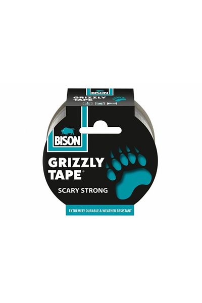 Bison Silver Textured Repair Tape 48 Mm X 10 M