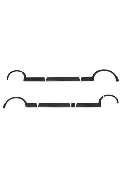 CED AUTO TRADE Set 11 bandouri laterale compatibile VW T5 Transporter Caravelle Multivan 2009-2014, caroserie lunga
