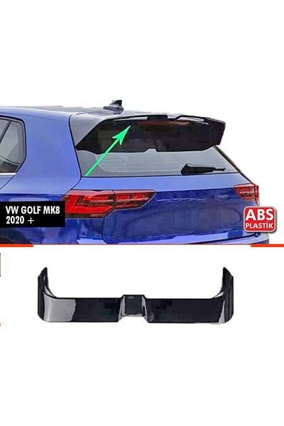 CED AUTO TRADE Eleron luneta compatibil VW Golf 8 2020->, negru lucios