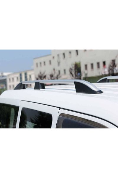 CED AUTO TRADE Premium longitudinal bars compatible with FORD KUGA 2013-2018, silver color, aluminum