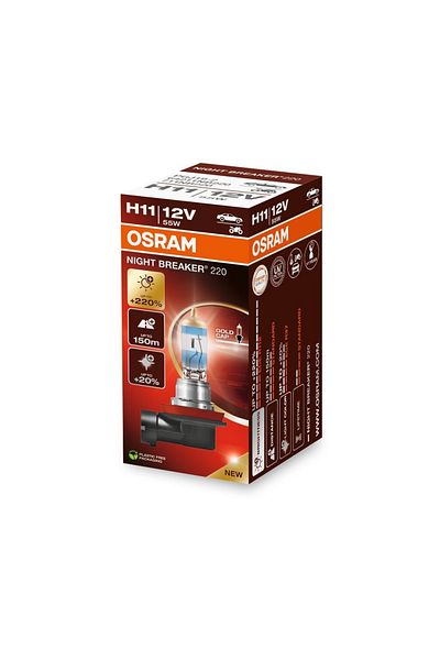 Osram Întrerupător de noapte BEC 12V H11 55 W +220% OSRAM