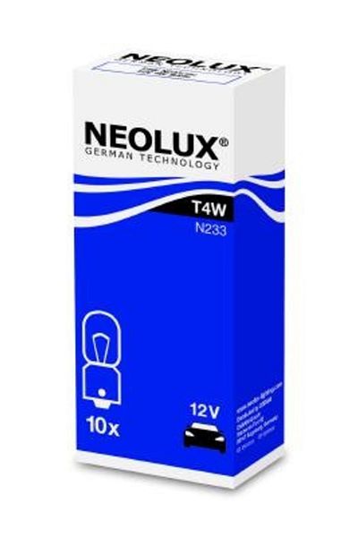 NEOLUX Bec Pozitie 12V T4W Ba9S Set 10 Buc Neolux