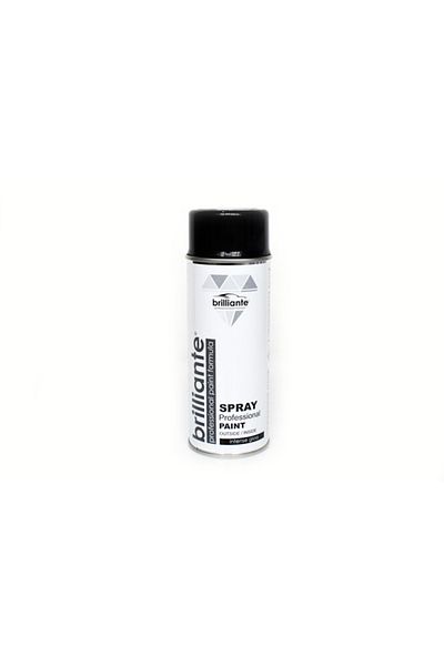 BRILLIANTE VOPSEA SPRAY NEGRU TRAFIC LUCIOS (RAL 9017) 400ml BRILLIANTE