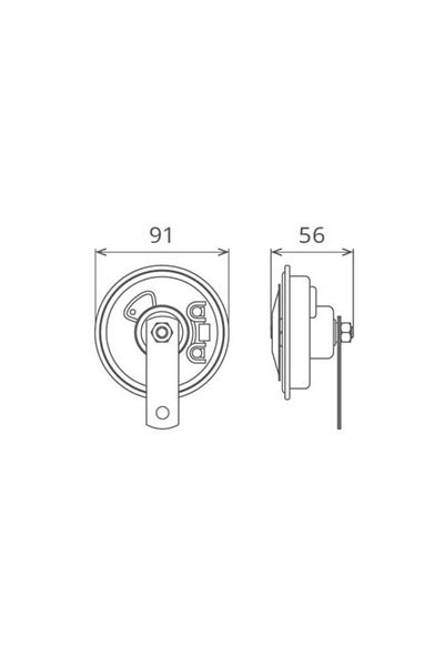 Seger SET CLAXOANE ELECTROMAGNETICE 12V 5A+5A TON INALT SI JOS