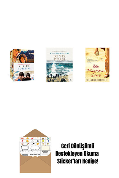 Everest Yayınları Khaled Hosseini - Kutulu Set + Deniz Duası + Bin Muhteşem G...
