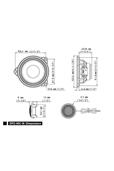 Alpine Componentă auto box dedicată BMW seria 3 și seria 4 Alpine DP2-40C-B, 50 W