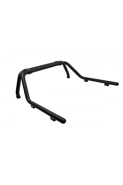 CED AUTO TRADE Rollbar compatibil NISSAN PICK-UP 1997-2006, NAVARA D22 1998-2005 , negru, diam. teava 76 mm