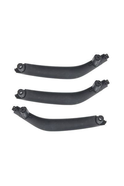 CED AUTO TRADE Set of 3 BLACK interior plastic handles compatible with BMW X5 F15 / BMW X6 F16 2013-2019