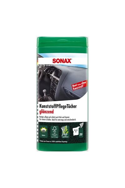 Sonax SERVETELE UMEDE CURATARE PLASTIC SET 25 BUC SONAX