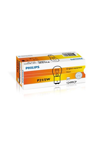 Philips Bec Frana P21/5W 12V Set 10 Buc Philips
