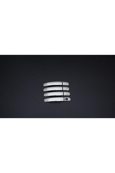 CED AUTO TRADE Chrome door handle ornament set compatible with Ford Focus II 2005-2011
