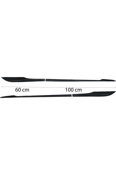 CED AUTO TRADE Set of 4 door protection strips, glossy black, Civic Design