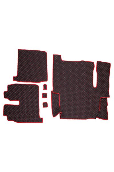 Umbrella TRUCK UMBRELLA ECO-LEATHER FLOOR MATS SET FOR MAN TGX 2018-2020 EURO 6. BLACK