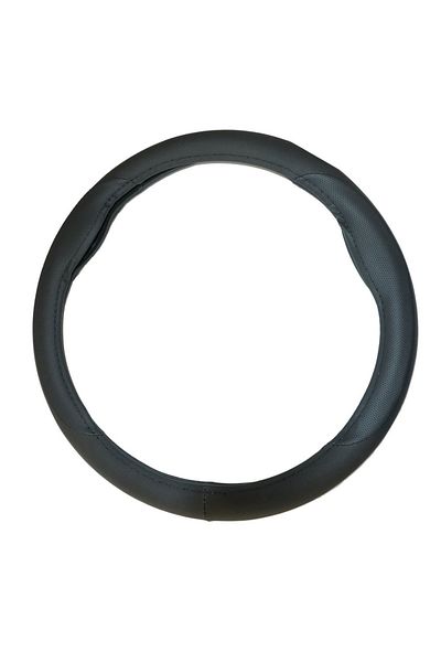 Umbrella Black Eco-Leather Steering Wheel Cover 37-39 Cm Umbrella