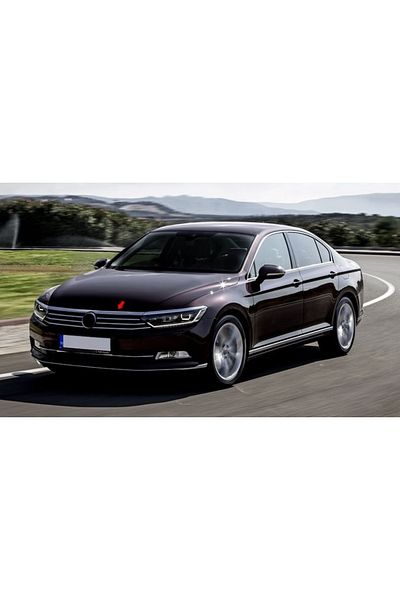 CED AUTO TRADE Ornamente inox grila si faruri compatibile cu VW Passat B8 2015-2019, 2019-> sedan