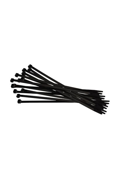NORMA BLACK NYLON CABLES UV RESISTANT 4.8X250MM SET OF 100PCS - NORMA