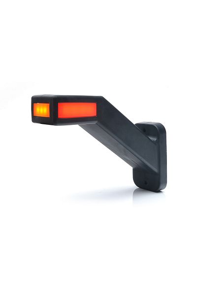 WAS LAMPA GABARIT LED CU BRAT 1171L W168.4, 12V-24V, POZITIE ALB / ROSU / PORTOCALIU STANGA WAS