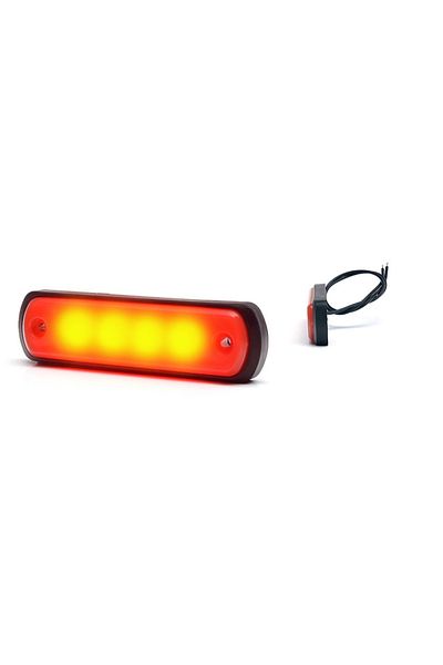 WAS LAMPA GABARIT LED 1342 W189N, 12V-24V, POZITIE ROSU WAS