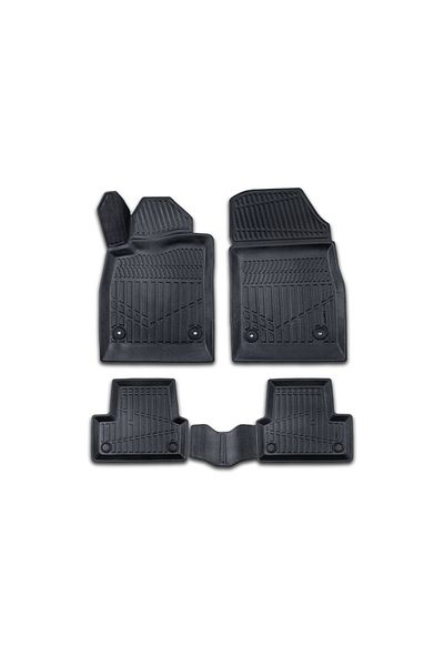 CED AUTO TRADE Set covorase auto cauciuc OPEL Astra J 2009-2015, forma tavita 3D
