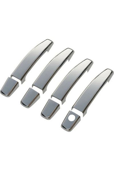 CED AUTO TRADE Set ornamente cromate manere portiere compatibile Citroen C-Crosser 2007->, C4 Aircross 2012-2017