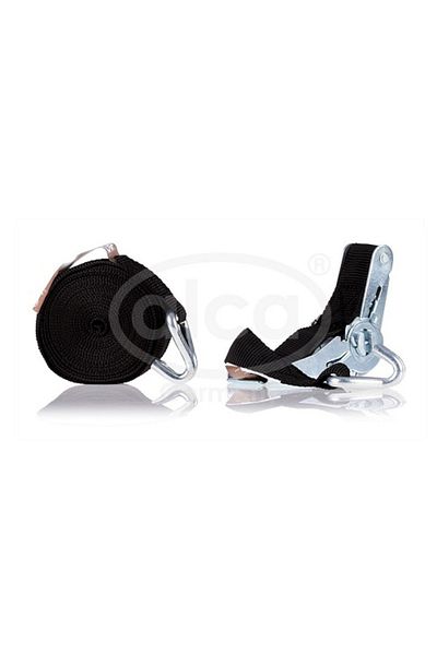 ALCA CARGO ANCHORAGE STRAPS WITH RATCHET AND 2 HOOKS 1 X 5 M ALCA 122.5 daN