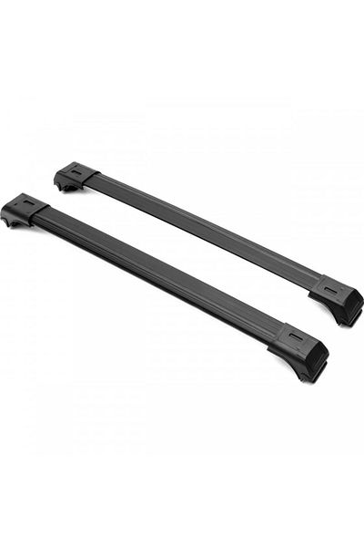 CED AUTO TRADE Set 2 bare portbagaj transversale UNIVERSAL, Wingbar, lungime 100 cm, Culoare negru, fara chei