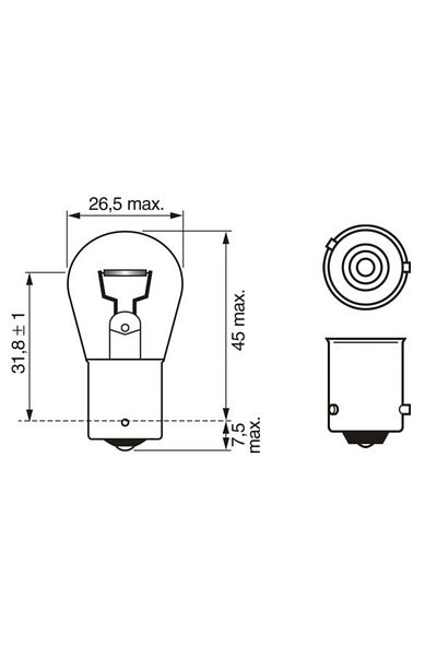 Bosch Bec 12V Py21W 21W Set 10 Buc Bosch