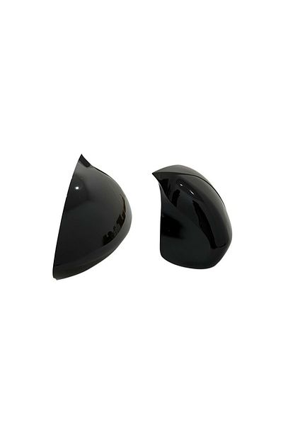 CED AUTO TRADE Capace oglinda compatibile cu Opel Corsa D E 2006-2019 Negru lucios Batman Style