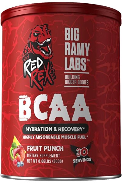 BIG RAMY LABS BCAA، 5 غ من الأحماض الأمينية، عصير فواكه، 300 غ، 30 حصة