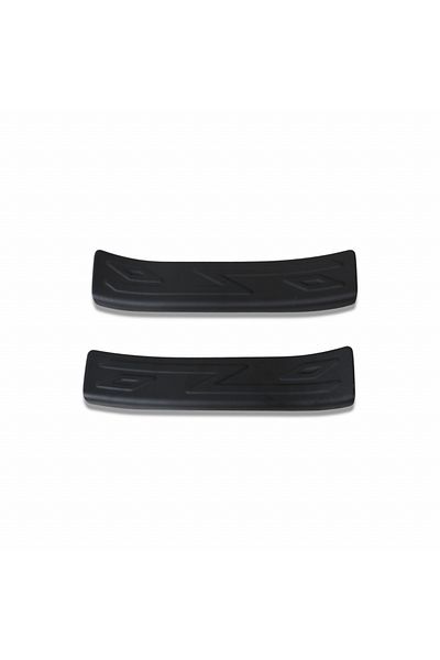 CED AUTO TRADE Set 4 protectii praguri din plastic compatibil cu Opel Crossland 2021->