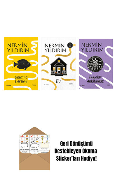 Everest Yayınları Unutma Dersleri (Ciltli) + Ev (Ciltli) + Rüyalar Anlatılmaz...