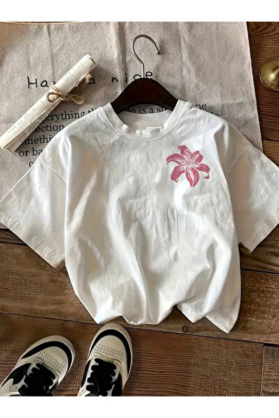 LAYORA Γυναικείο μπλουζάκι με μοτίβο κερασιού Fruit of the Spirit - oversized