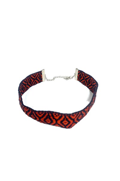 SYAZE Ethnic Patterned Woven Choker Necklace