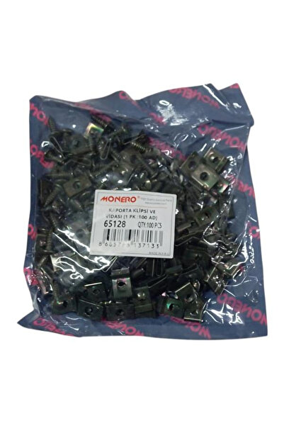 Universal Kaporta Klipsi Ve Vidası 1 Pk :100 Ad