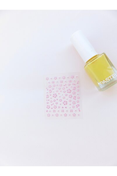 MAHLA Üç boyutlu tırnak yapışkanı , çiçekli evde kendin yap stiker tırnak yap...