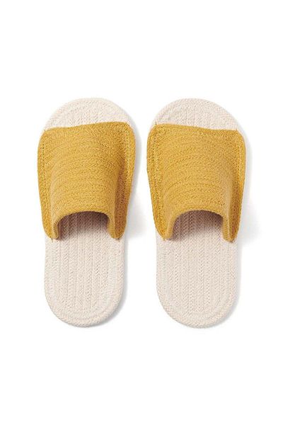 Muji Indian Cotton Room Sandals, Open Toe