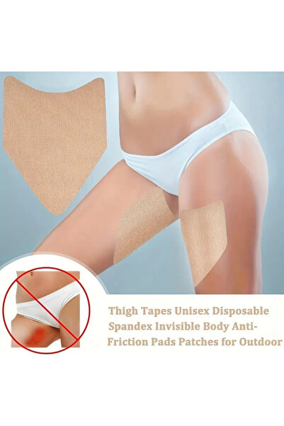 zeinapp 2 Adet Kendinden Yapışkanlı Sürtünme Ve Pişik Önleyici Baldır Bacak Uyluk Koruyucu Bant
