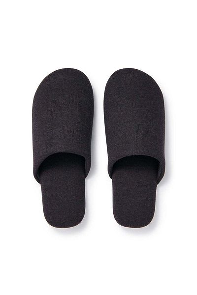 Muji نعال جيرسي محبوكة ناعمة قابلة للغسل