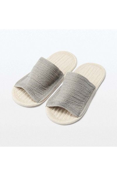 Muji Indian Cotton Room Sandals, Open Toe