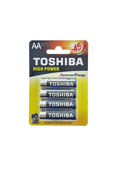 Toshiba Set 4 baterii LR06 alcaline, Toshiba High Power AA, 1.5V, in blister