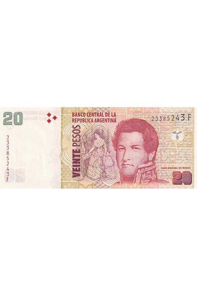 Benim Koleksiyonum Argentina, 20 Peso (2003) Unc Old Foreign Paper Money