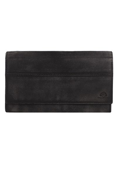 Greenburry Destressed Wallet RFID protection Leather 18.5 cm
