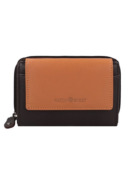 Greenburry Portofel Nappa din piele cu protecție RFID 14 cm