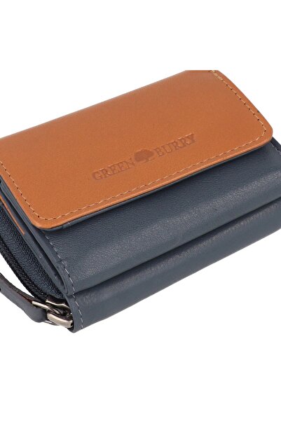 Greenburry Nappa Wallet RFID protection Leather 11 cm