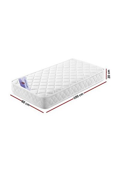 AWF AL WADI FURNITURE Sleep EZ Spring Star Toddler Hybrid Bonnel Spring Mattress Series For Baby, 60 x 100 x 20cm