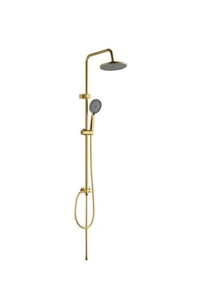 Aqua Wall Mounted Installation Retro Fit Shower System Gold