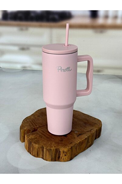 Perotti كول V2 ترمس ستانلس ستيل 1200 مل وردي