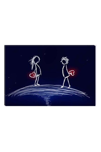 startonight Tablou DualView Startonight Inima in dar, 60 x 90 cm