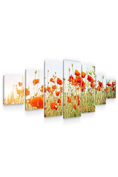 startonight Set Tablou DualView Startonight Maci in Caldura Verii, 7 piese, 100 x 240 cm